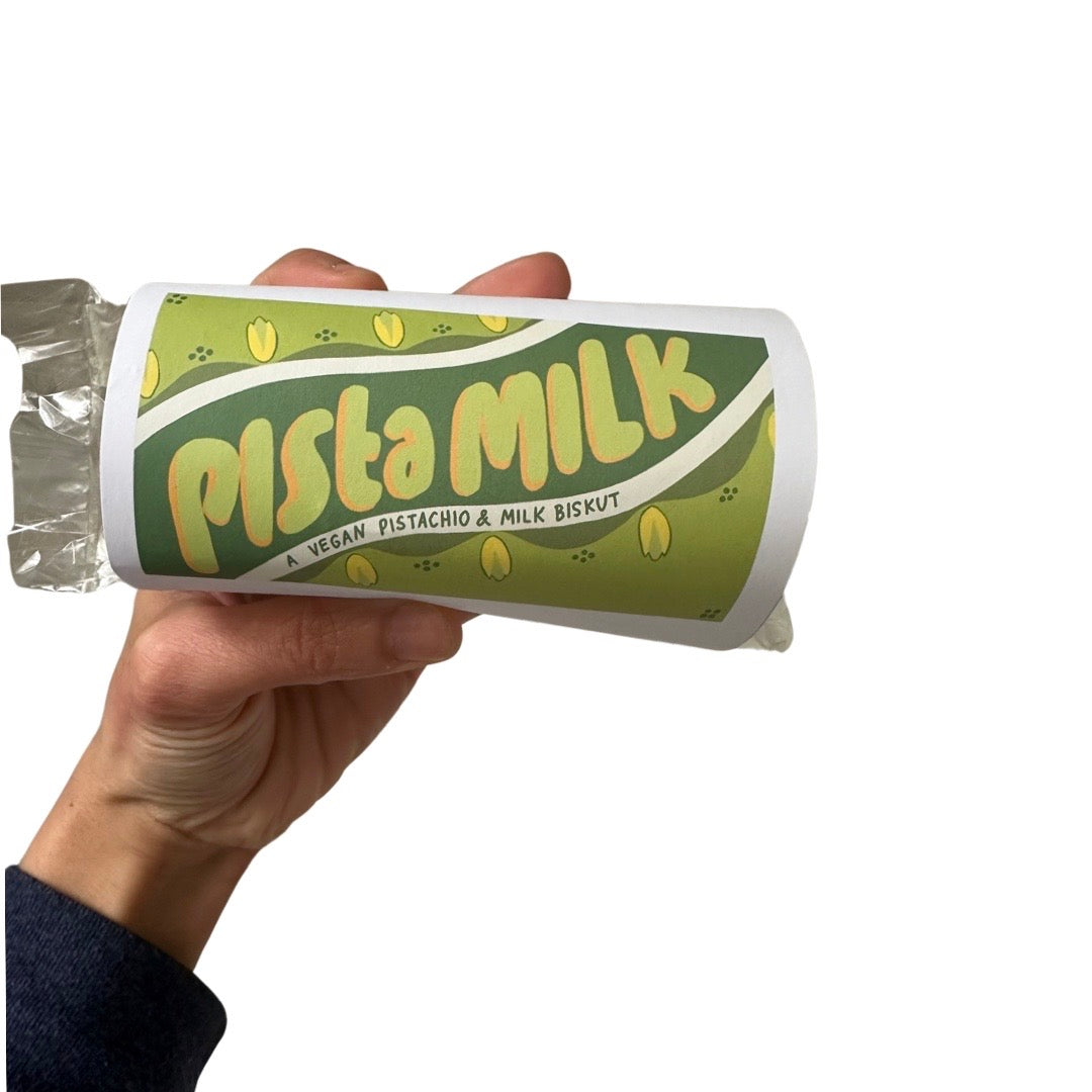 pista milk | vegan + gluten free pistachio crunch
